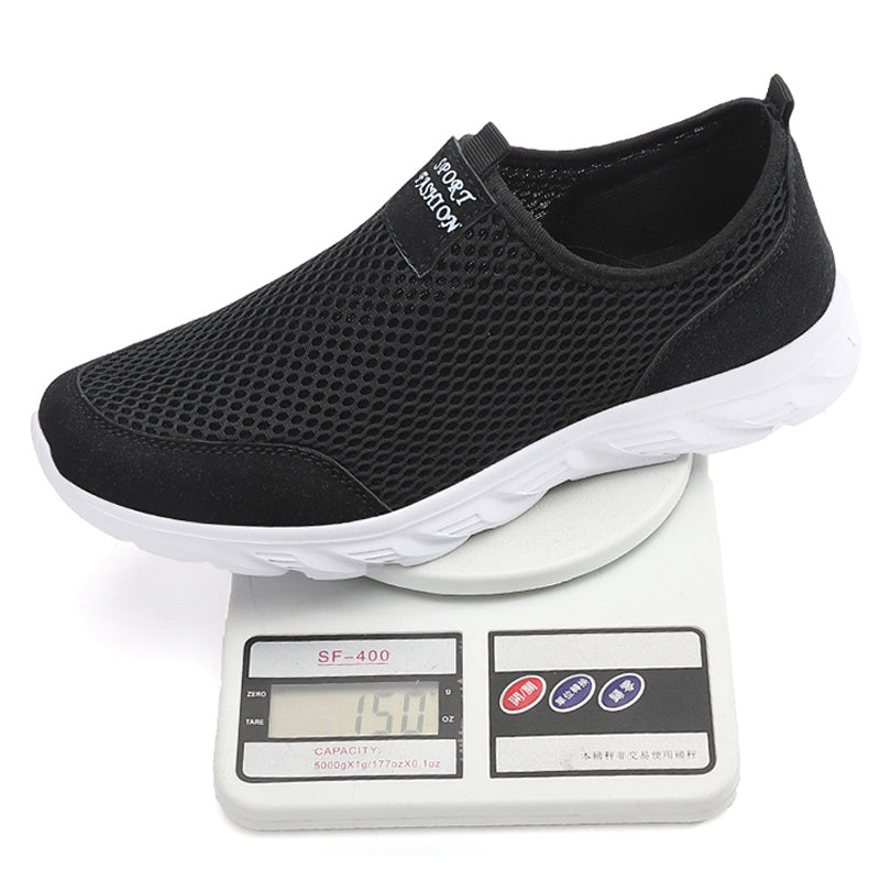 Lightweight Men Casual Shoes Breathable Slip-On Sneakers Anti-Slip Flats Outdoor Walking Loafers for Men