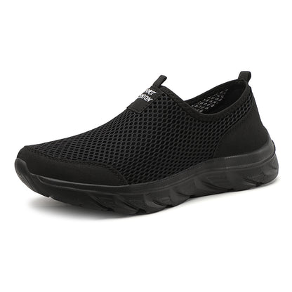 Lightweight Men Casual Shoes Breathable Slip-On Sneakers Anti-Slip Flats Outdoor Walking Loafers for Men