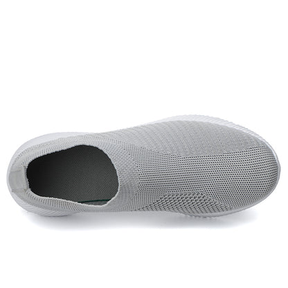 Women Vulcanized Shoes Slip On Sneakers, High Quality Loafers Flats for Walking, Plus Size 42 Casual Comfort Shoes
