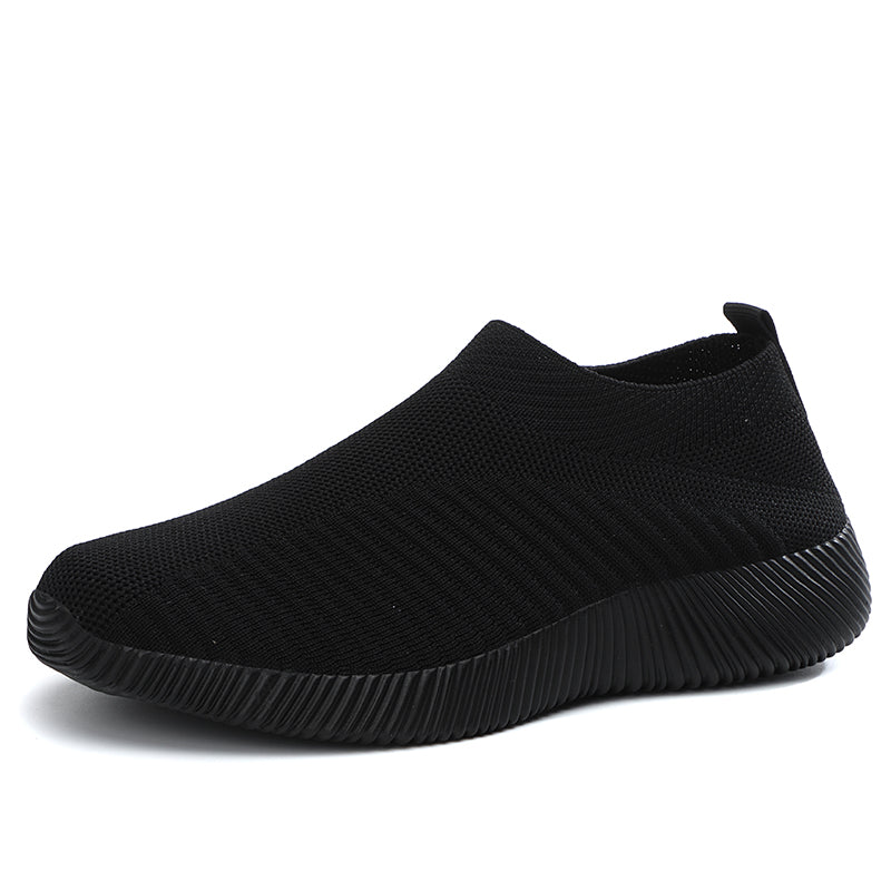 Women Vulcanized Shoes Slip On Sneakers, High Quality Loafers Flats for Walking, Plus Size 42 Casual Comfort Shoes
