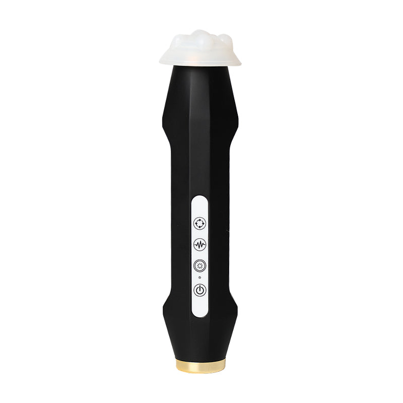 Portable CO2 Oxygen Bubble Pen, Rechargeable Facial Cleansing & Anti-Aging Skin Care Device with Balance Serum Input