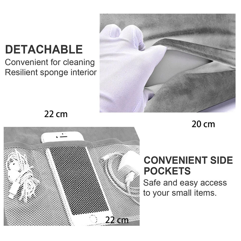 Tablet Stand Multifunction Sponge Pillow for iPad, Samsung, Huawei Tab, Bed Mount Book Holder for Reading & Watching