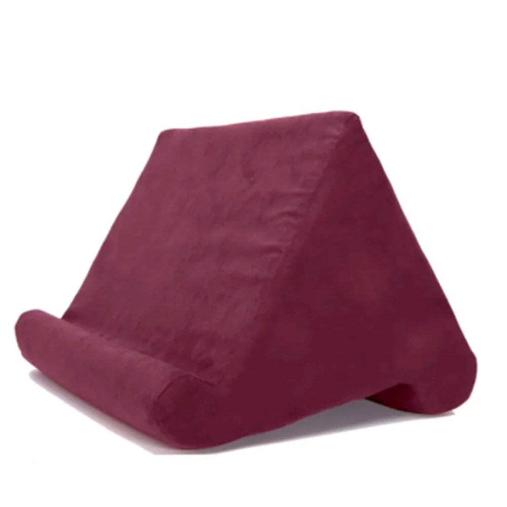 Tablet Stand Multifunction Sponge Pillow for iPad, Samsung, Huawei Tab, Bed Mount Book Holder for Reading & Watching