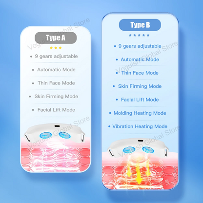 EMS Face Lifting Massager Anti Wrinkle Firming Device, Microcurrent V-Face Lift Double Chin Remover for Skin Care & Face