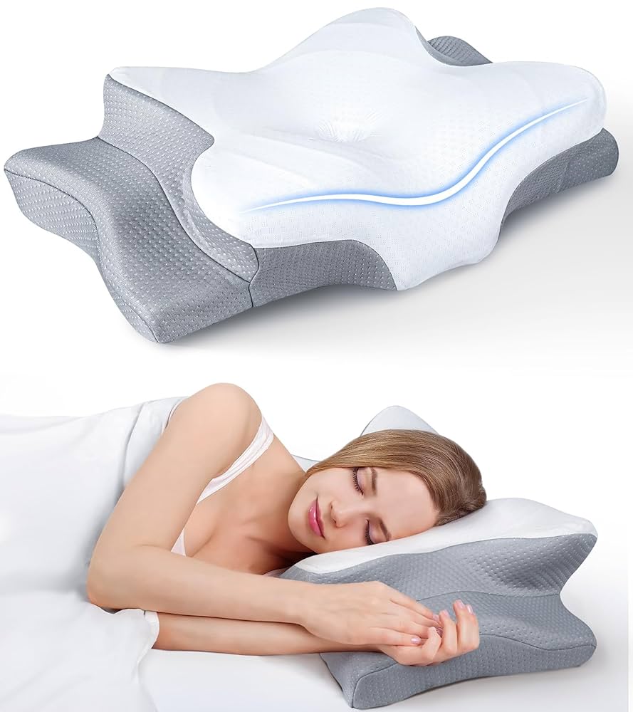 Orthopedic Memory Foam Cervical Pillow  Ergonomic Neck Support For Pain Relief 4