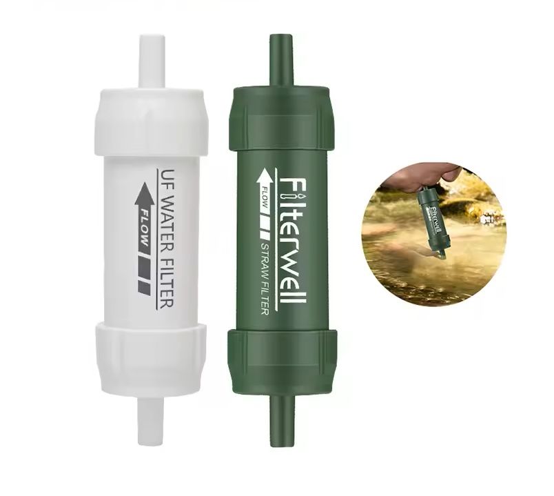 Mini Portable Water Filter Straw Emergency Purifier