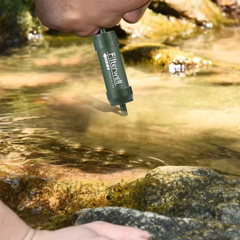 Mini Portable Water Filter Straw Emergency Purifier 5