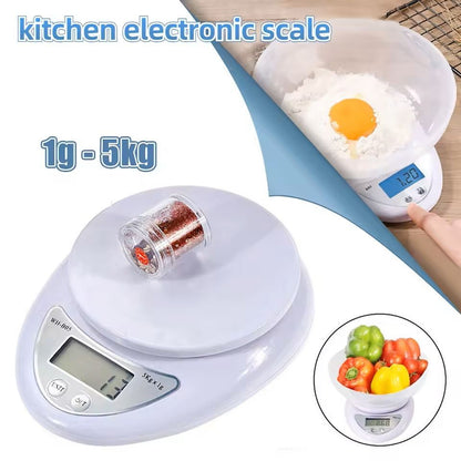 Portable Digital Kitchen Scale LED Food Measuring Tool