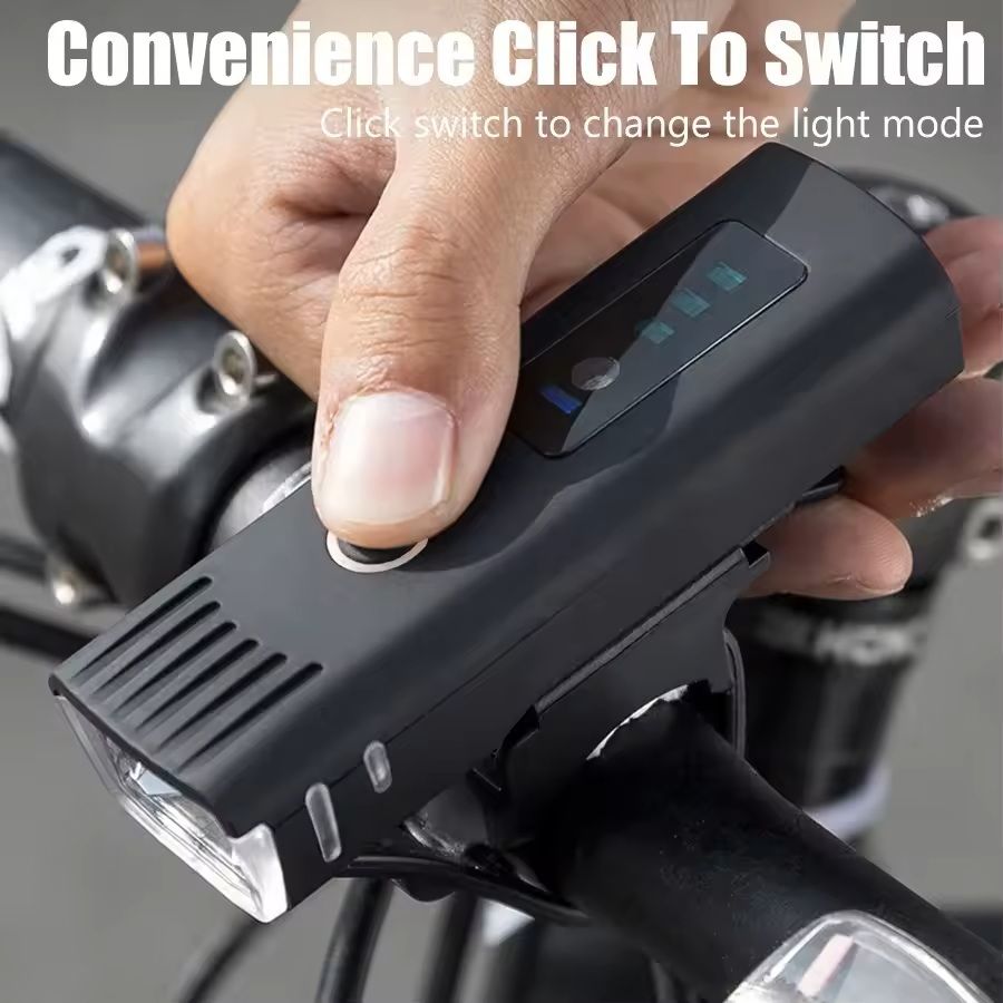 USB Rechargeable LED Bicycle Front And Rear Light Set 4