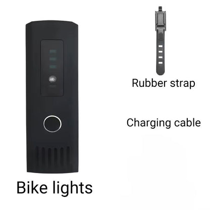 USB Rechargeable LED Bicycle Front And Rear Light Set 6