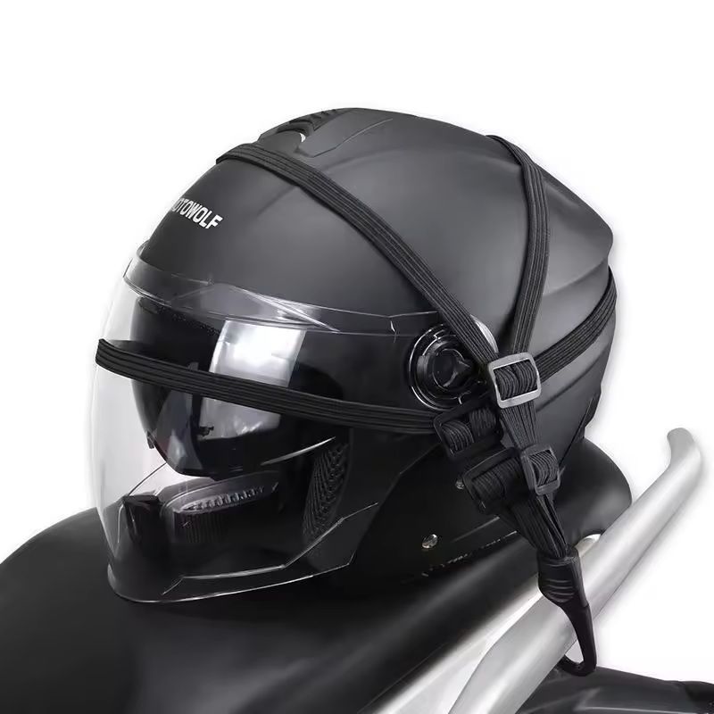 Universal 236 Inch Motorcycle Luggage Strap Elastic Buckle Net 2