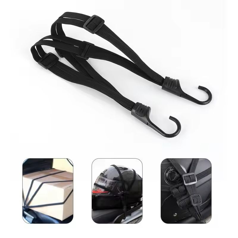Universal 23.6 inch Motorcycle Luggage Strap Elastic Buckle Net