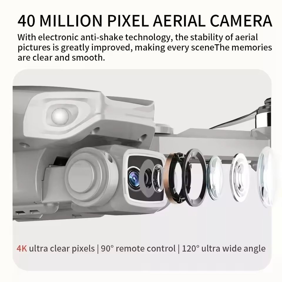 Foldable 4K 5G GPS Drone With Dual HD Camera And 12KM Range 1