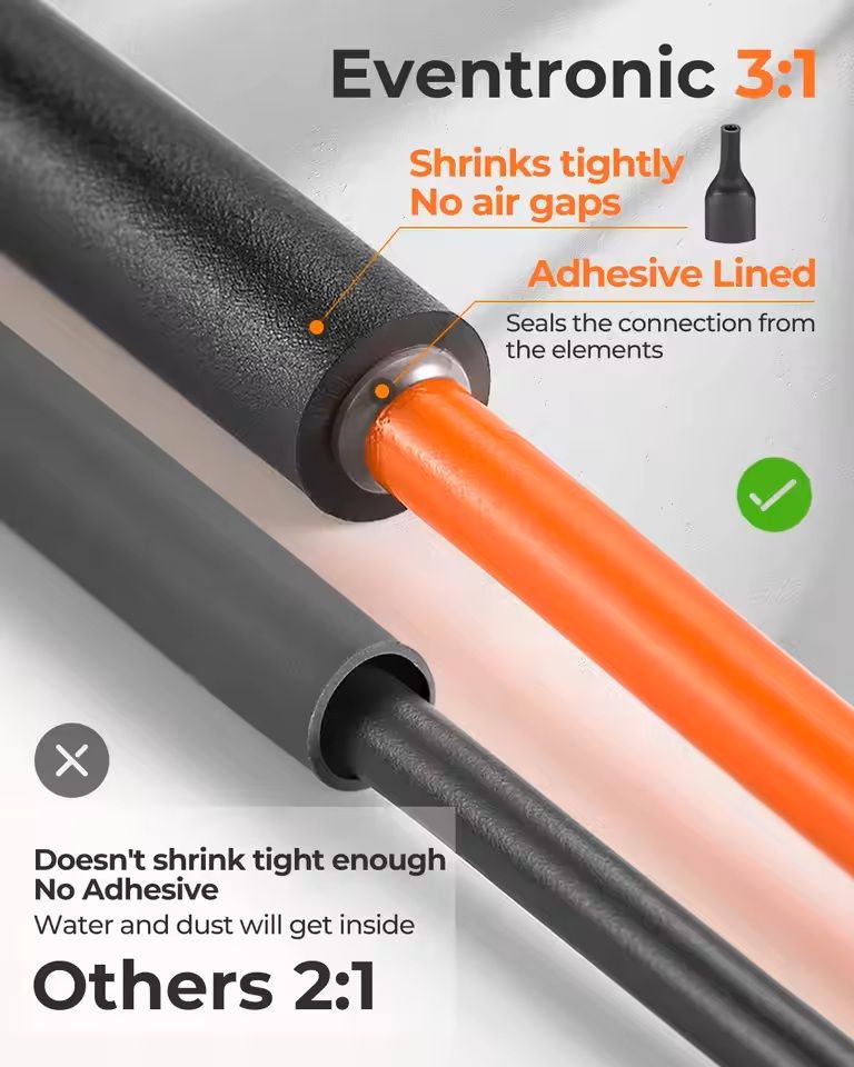 Heat Shrink Tubing Kit 400 Pcs Adhesive Lined Marine Grade 2