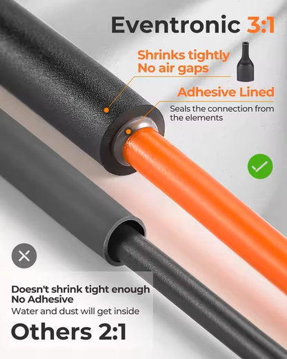 Heat Shrink Tubing Kit 400 Pcs Adhesive Lined Marine Grade 2