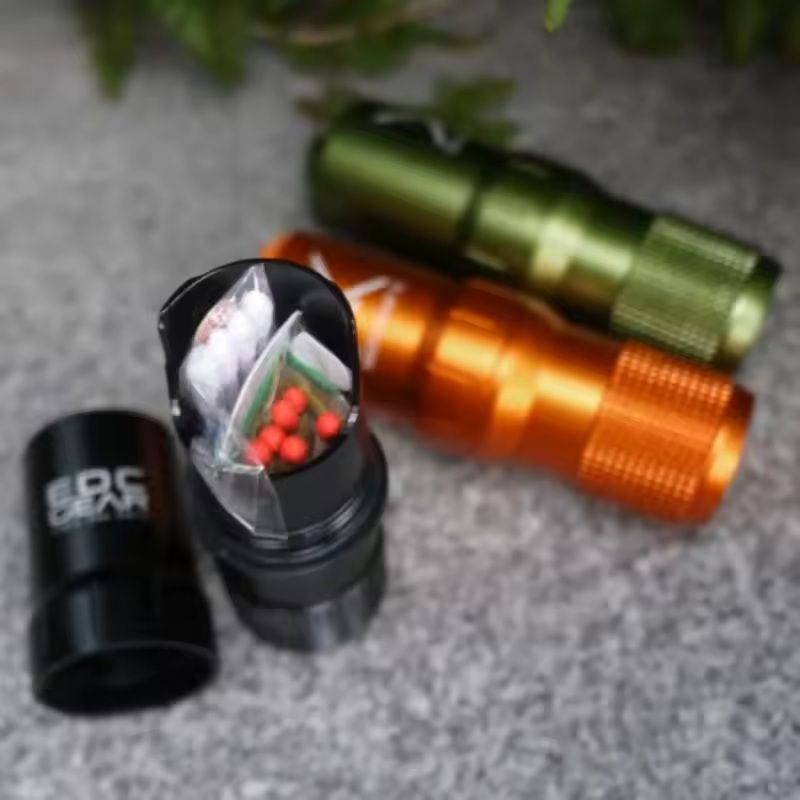 Waterproof Capsule Storage Container EDC Survival Box 5