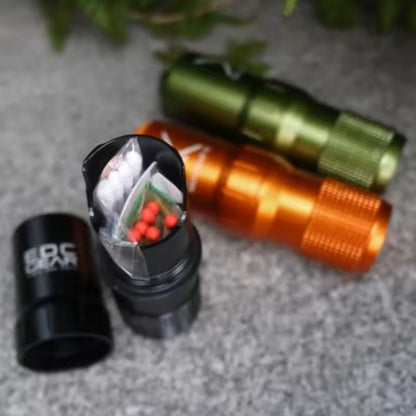 Waterproof Capsule Storage Container EDC Survival Box 5