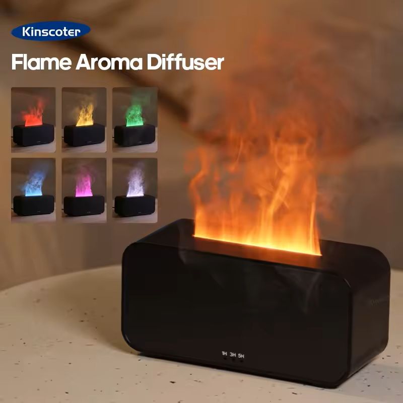 Aroma Diffuser Color Flame Ultrasonic Cool Mist Humidifier