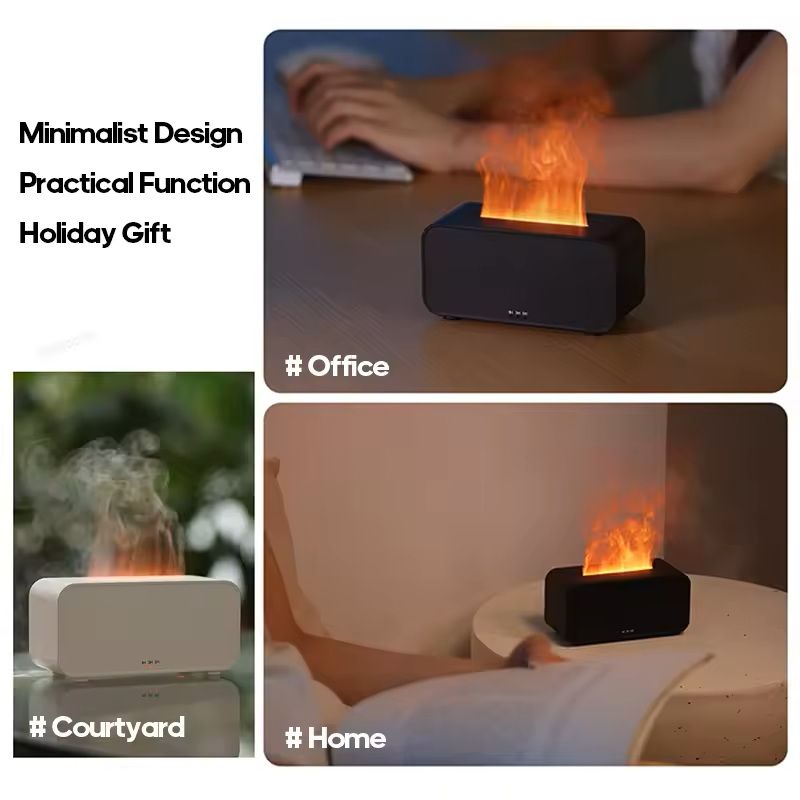 Aroma Diffuser Color Flame Ultrasonic Cool Mist Humidifier 5