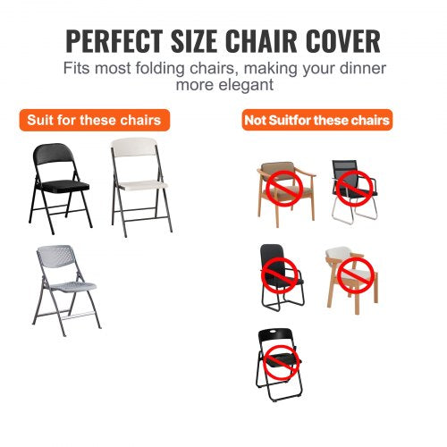 Universal Stretch Chair Covers 50PCS Elastic Spandex Slipcovers For Dining Wedding  Event Chairs 3