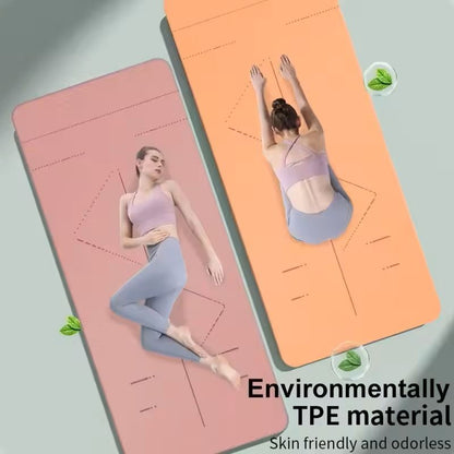 Non Slip Yoga Mat Eco Friendly Pilates Exercise Mat With Carry Bag 5