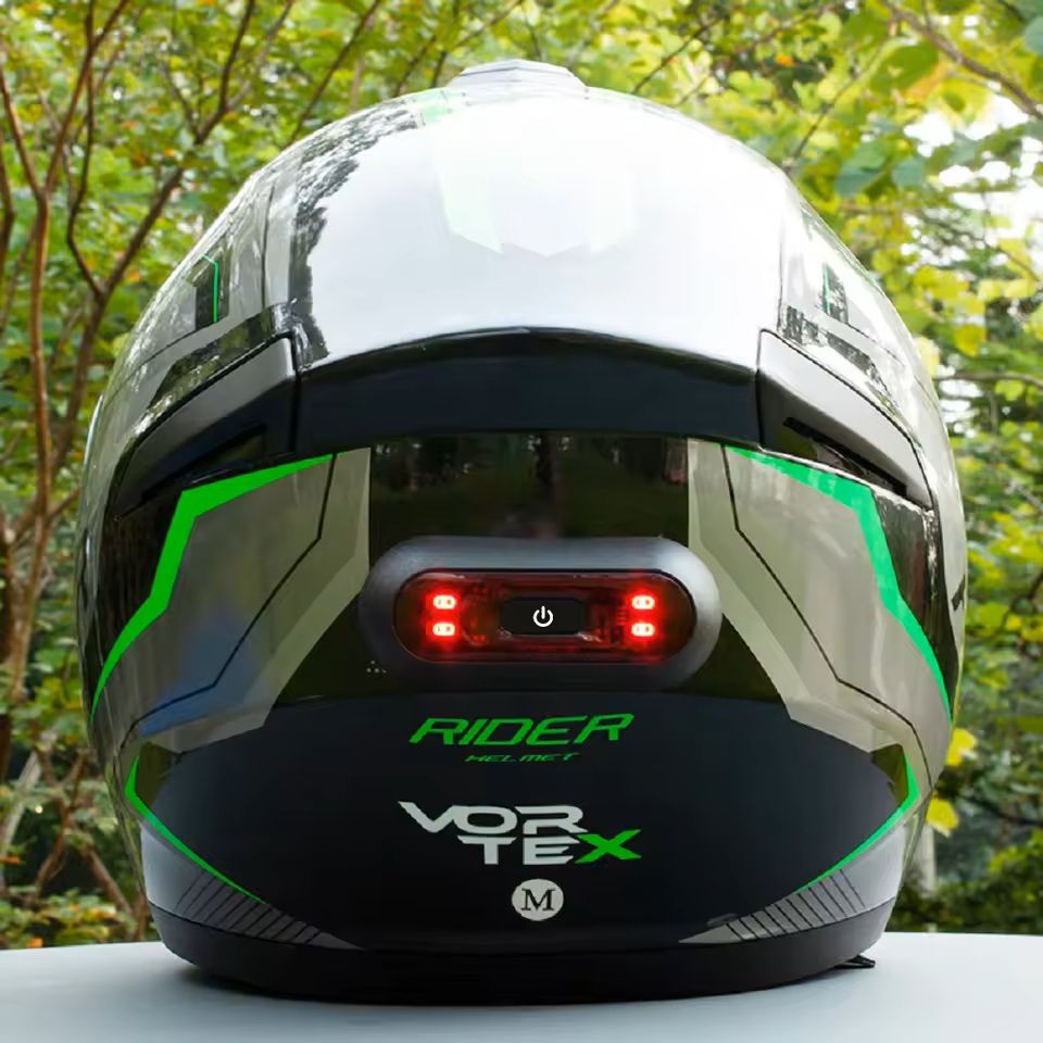 Rechargeable Helmet LED Taillight Waterproof Safety Signal Lamp 4