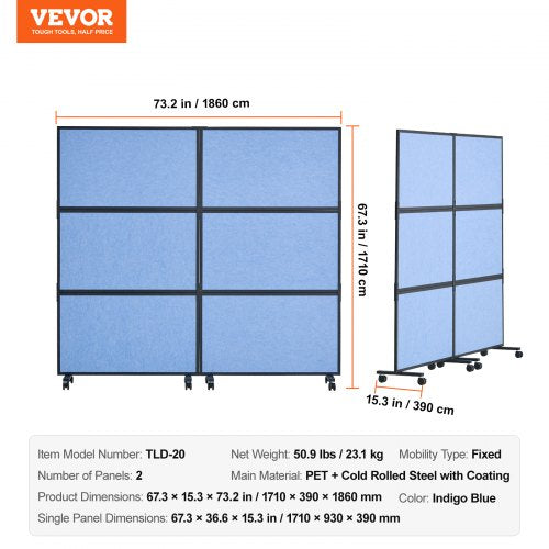 3Pack Light Gray Office Divider Wall NoiseReducing Partition Panels 72 X 66 Made Of Polyester 7