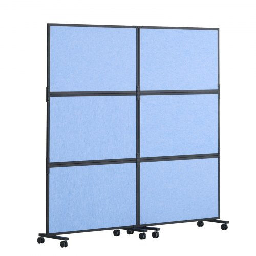 3Pack Light Gray Office Divider Wall NoiseReducing Partition Panels 72 X 66 Made Of Polyester 8