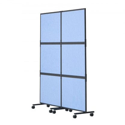 3Pack Light Gray Office Divider Wall NoiseReducing Partition Panels 72 X 66 Made Of Polyester 9