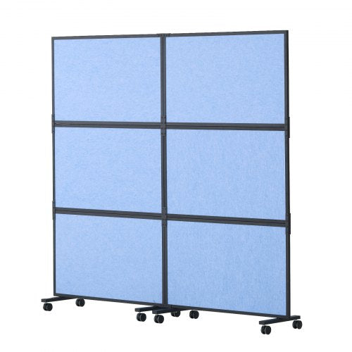 3Pack Light Gray Office Divider Wall NoiseReducing Partition Panels 72 X 66 Made Of Polyester 10