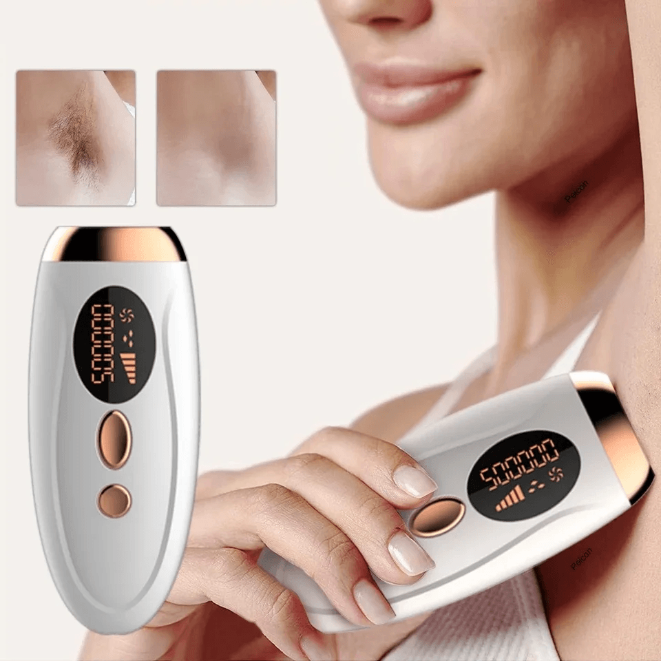 SilkyGlow IPL Hair Removal Handset – 999,999 Flashes for Face, Body & Bikini Line