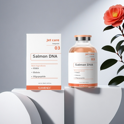 Salmon Water Oxygen Stem Cell Serum Ampoule Spray, Anti-Aging Peeling Moisturizing Jet Care Skincare Treatment