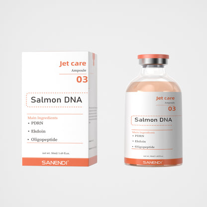 Salmon Water Oxygen Stem Cell Serum Ampoule Spray, Anti-Aging Peeling Moisturizing Jet Care Skincare Treatment