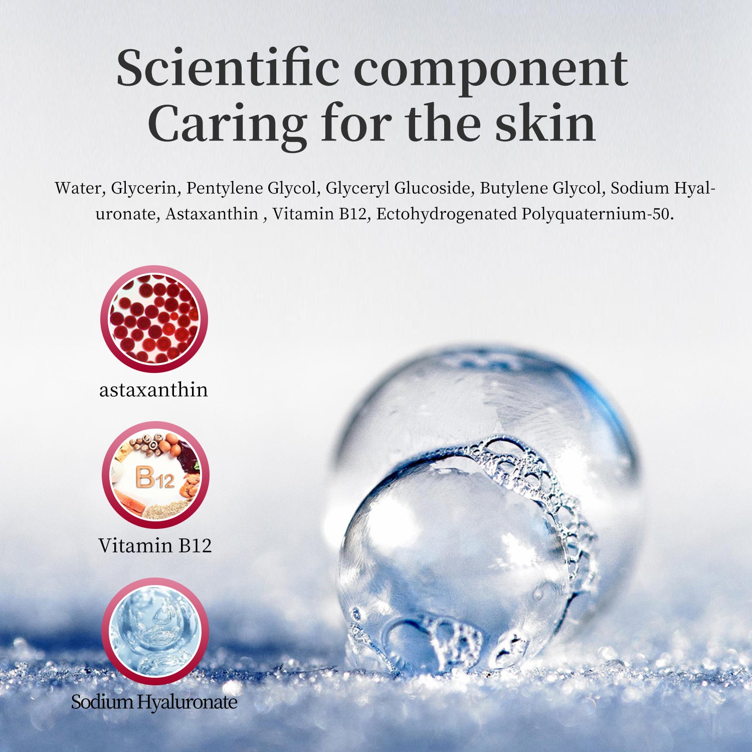 Salmon Water Oxygen Stem Cell Serum Ampoule Spray, Anti-Aging Peeling Moisturizing Jet Care Skincare Treatment