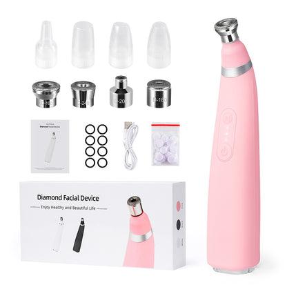 Portable Diamond Peeling Machine, Microdermabrasion Facial Cleaning Device & Vacuum Blackhead Remover