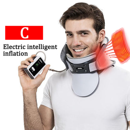 Adjustable Inflatable Cervical Vertebra Neck Traction Device With Posture Corrector Cervical Collar 4