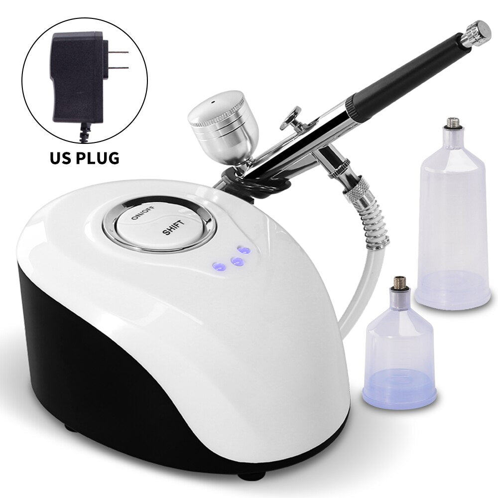 Professional Airbrush Machine For Nails Art Tattoo  Cake Nano Mist Sprayer Beauty Tool With Oxygen  6