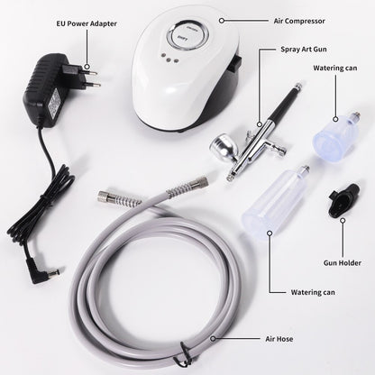 Professional Airbrush Machine For Nails Art Tattoo  Cake Nano Mist Sprayer Beauty Tool With Oxygen  5
