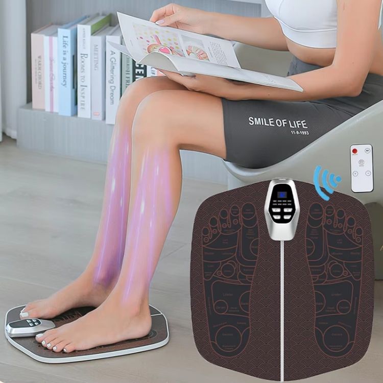 SootheFlex EMS Foot Massager Pad Boost Circulation  Relieve Foot Fatigue Anywhere 6