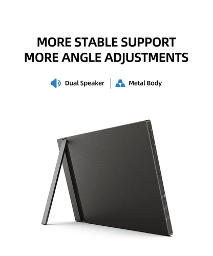 ARZOPA 16 Inch 2K Portable Monitor With USB C And HDMI Ultra Slim Second Display For Laptop Mac PS5 1