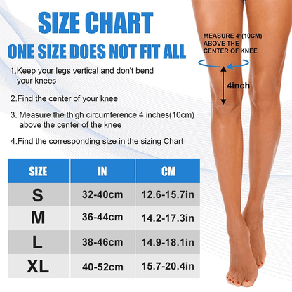 FlexGuard Knee Compression Sleeve Long Padded Support For Soccer Running  Sports Recovery 11