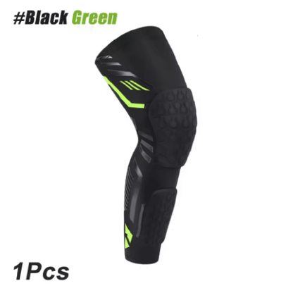 FlexGuard Knee Compression Sleeve Long Padded Support For Soccer Running  Sports Recovery 12