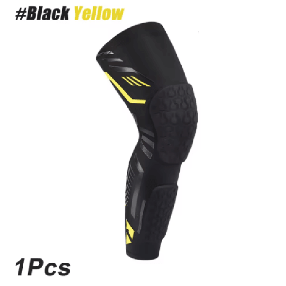 FlexGuard Knee Compression Sleeve Long Padded Support For Soccer Running  Sports Recovery 17