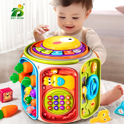 Interactive Baby Cell Phone Toy with Speaker With Sound Light, Music Mobile & Multifunctional Education Development Toy