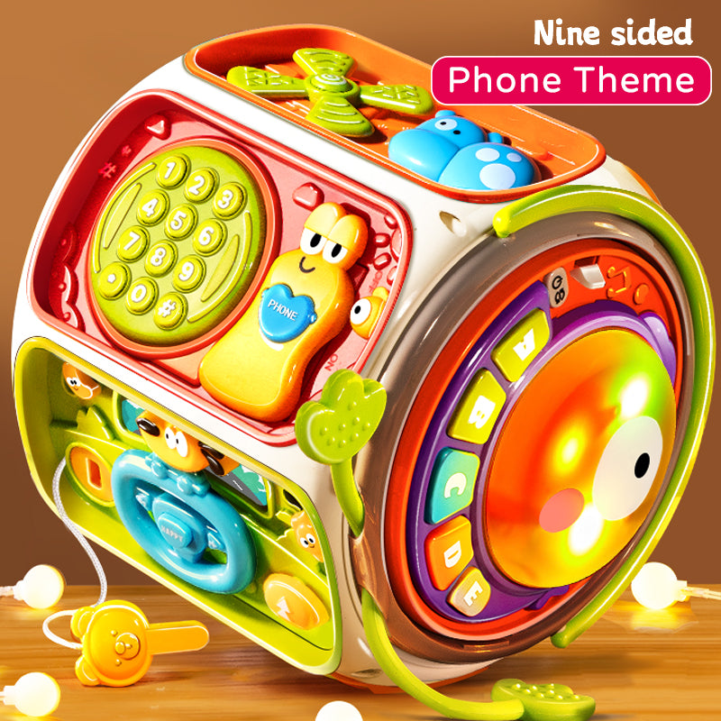 Interactive Baby Cell Phone Toy with Speaker With Sound Light, Music Mobile & Multifunctional Education Development Toy