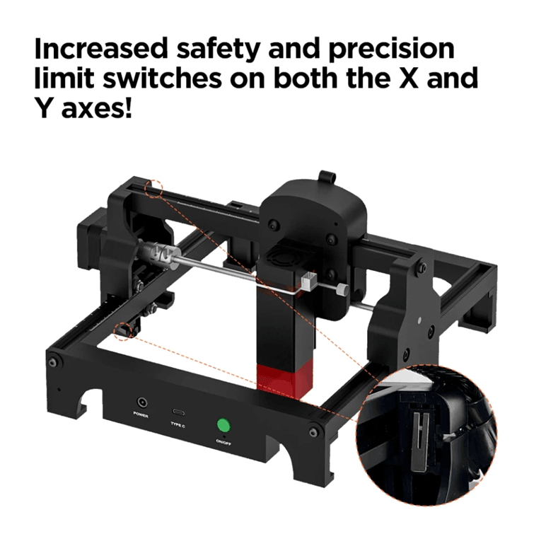 ACMER Mini Portable Laser Engraver For DIY Projects On Wood Metal Acrylic And Leather 4
