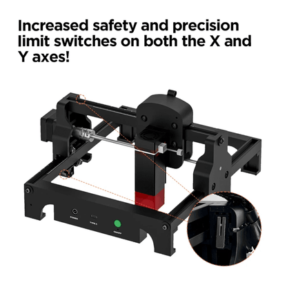 ACMER Mini Portable Laser Engraver For DIY Projects On Wood Metal Acrylic And Leather 4