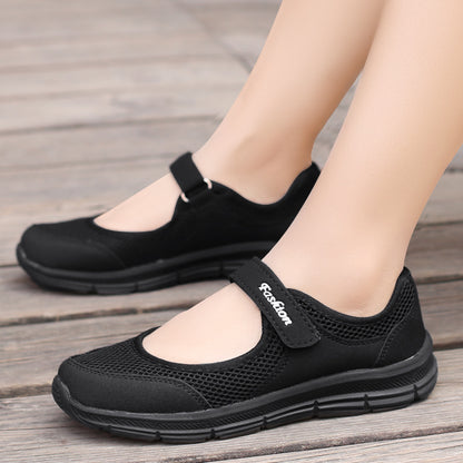 White Fashion Women Sneakers, Breathable Mesh Vulcanized Casual Walking Shoes for Work, Gym, Travel, Everyday Comfort
