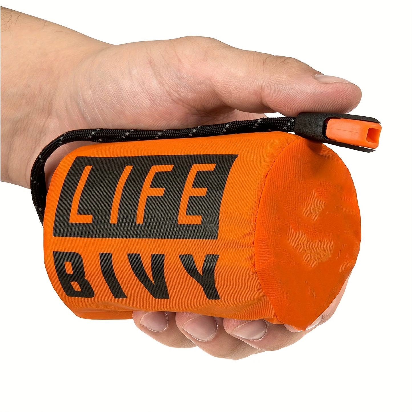 Portable Waterproof Emergency Survival Sleeping Bag, Outdoor EDC Thermal Sack, First Aid Rescue Kit Mylar Blanket