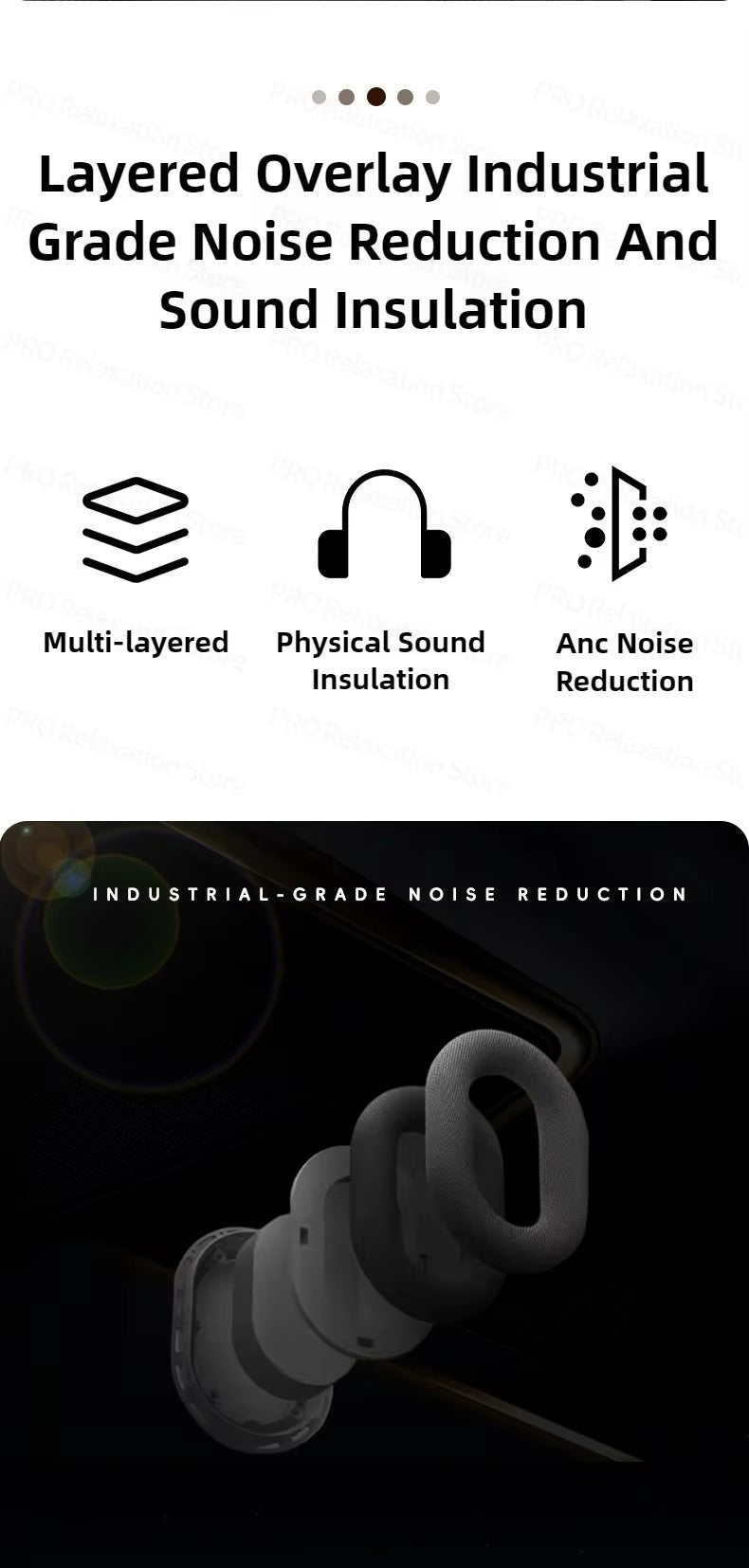 Wireless Neck Massager with Red Light Hot Compress, Massager Sleep Noise Reduction U-Shaped Neck Pillow Massager